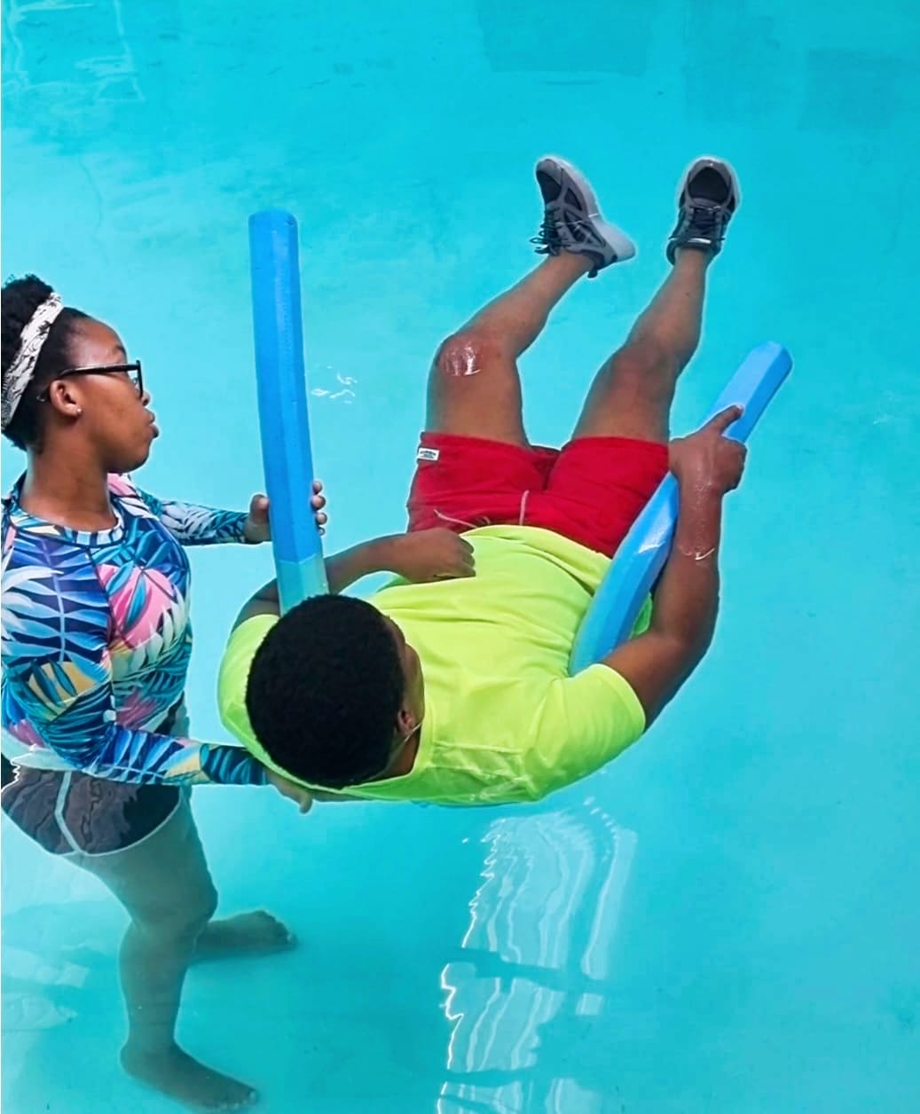 Hydrotherapy session